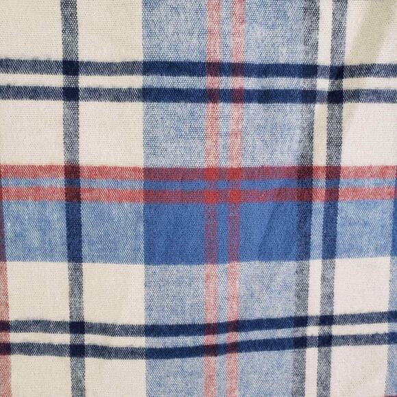 LL Bean Shirt Men’s Blue Plaid Flannel Long Sleeve Button Down Size Large L - Picture 4 of 11